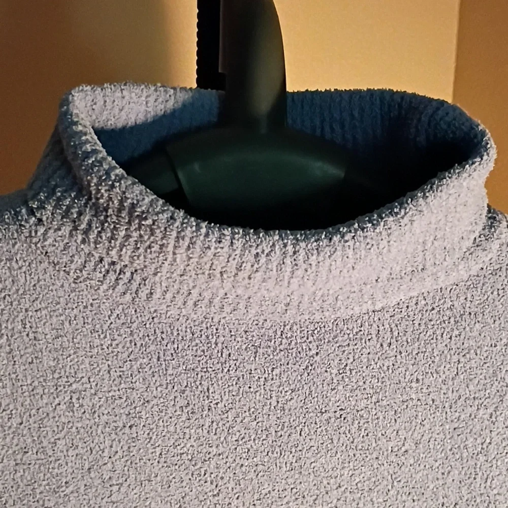 Merokeety Chic Lighter Blue Turtleneck Sweater Size XL - Picture 4 of 13